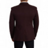 Giacca blazer slim in cotone viola - IT46 - S