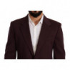 Giacca blazer slim in cotone viola - IT46 - S