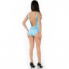 Costume da bagno in poliammide azzurro - XS