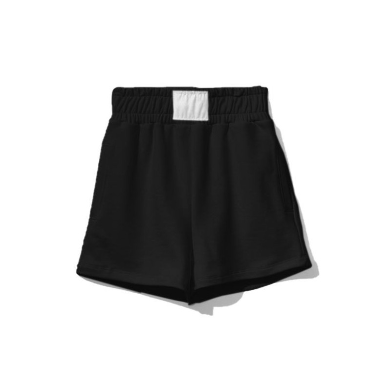Pantaloncini in cotone nero - M