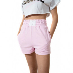 Pantaloncini in cotone rosa...