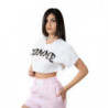 Pantaloncini in cotone rosa - L