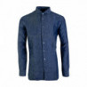 Camicia in lino effetto denim - 42