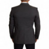 Giacca blazer slim fit in lana a quadri grigi - IT48 - M