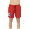 Costume da bagno in poliestere rosso - XXL