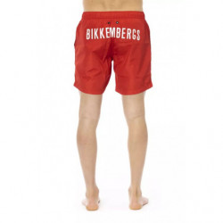 Costume da bagno in poliestere rosso - XXL