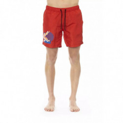 Costume da bagno in poliestere rosso - XXL