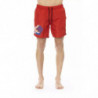 Costume da bagno in poliestere rosso - XXL