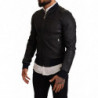 Giacca bomber da uomo con zip intera in pelle blu - IT50 - L