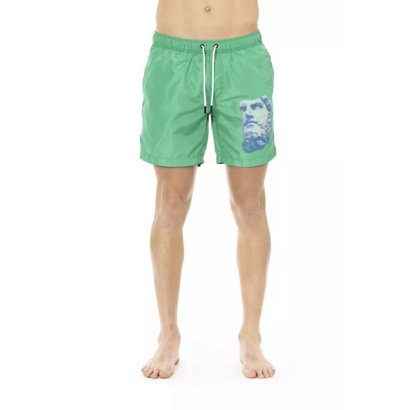 Costume da bagno in poliestere verde - L