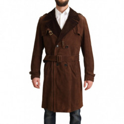 Giacca da uomo trench lungo...