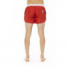 Costume da bagno in poliestere rosso - XL