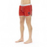 Costume da bagno in poliestere rosso - XXL