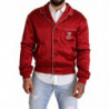 Giubbotto bomber con logo DG in seta rossa - IT48 - M