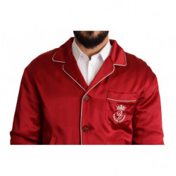 Giubbotto bomber con logo DG in seta rossa - IT48 - M