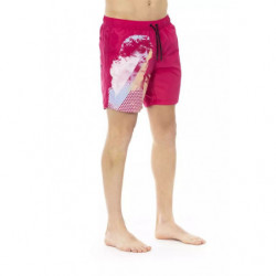 Costume da bagno in poliestere fucsia - XL