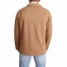 Giacca cappotto con colletto in cotone marrone - IT40 - M
