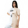 Top e maglietta in cotone beige - XS