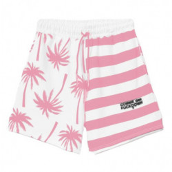 Pantaloncini in cotone rosa...