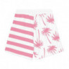 Pantaloncini in cotone rosa - S