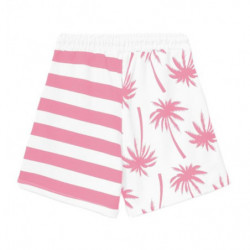 Pantaloncini in cotone rosa - M