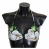 Top bikini con stampa floreale multicolore - IT - XS