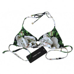Top bikini con stampa floreale multicolore - IT - XS