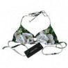 Top bikini con stampa floreale multicolore - IT - XS