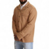 Giacca cappotto con colletto in cotone marrone - IT40 - M