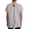 Top T-shirt con scollo impreziosito da collana bianca - IT40-S