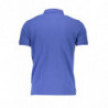 Polo in cotone blu - L