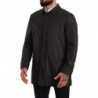 Giacca trench da uomo in poliestere nero - IT50 - L