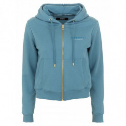Maglione in cotone azzurro...