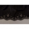 Abito al ginocchio a trapezio leopardato nero - IT38-XS