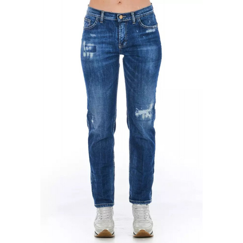 Jeans e pantaloni in cotone blu - W26