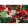 Abito al ginocchio in cotone geranio multicolore - IT36-XXS