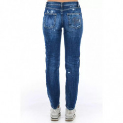 Jeans e pantaloni in cotone blu - W26