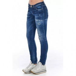 Jeans e pantaloni in cotone blu - W26