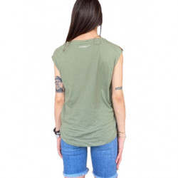Top e maglietta in cotone verde - XS