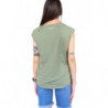 Top e maglietta in cotone verde - XS