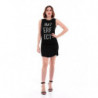 Abito in cotone nero - S