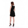 Abito in cotone nero - S