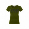 Top e maglietta in cotone verde - XS