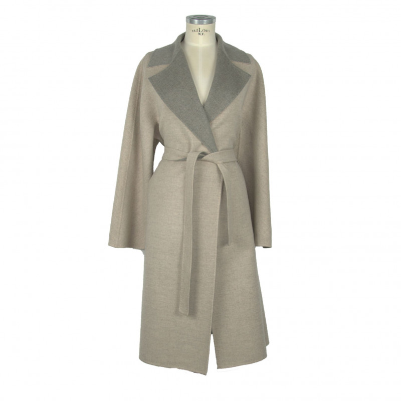 Giacche e cappotto di lana beige - IT44