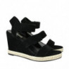 Sandali Zeppa Da Donna Camoscio Nero Zeppa Balenciaga - EU41/US11