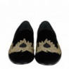 Scarpe slip on velluto nero da uomo Alexander McQueen dettagli rica