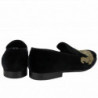 Scarpe slip on velluto nero da uomo Alexander McQueen dettagli rica