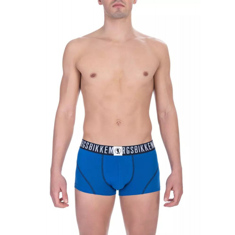 Biancheria intima di cotone blu - L