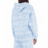 Maglione in cotone azzurro - S