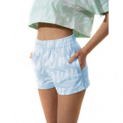 Short in cotone azzurro - M